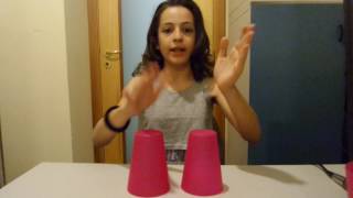 Cup Song con 2 bicchieri  Tutorial 3 by Alessia Chianese [upl. by Thagard]