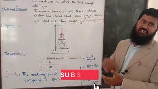 Determine the melting point of Naphthalene  9th chemistry practical  Experiment 51 [upl. by Tnirb]