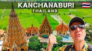 How to visit Kanchanaburi and Erawan waterfall  Thailand [upl. by Novat97]