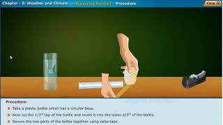 RainGauge Measuring Rainfall  Weather and Climate Class 7 Physics [upl. by Zsa]