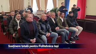 Sustinere totala pentru Politehnica Iasi [upl. by Jock]