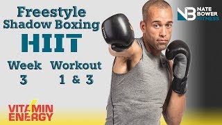 FREESTYLE SHADOW BOXING HIIT Workout 4 Week Shred [upl. by Giralda]