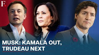 Billionaire Elon Musk Predicts Canada PM Justin Trudeau’s Defeat in 2025 Election [upl. by Kare15]