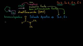 Comparación de reacciones E2 E1 Sn2 y Sn1 [upl. by Singleton]
