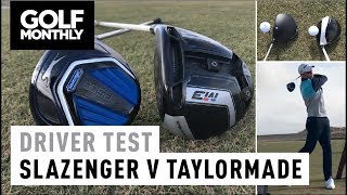 £50 vs £479 Driver Test I Slazenger vs TaylorMade I Golf Monthly [upl. by Nesral257]