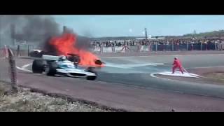 1970 Spanish Grand Prix  Icxk and Oliver fiery crash extended footage AIUpscale [upl. by Sarah97]