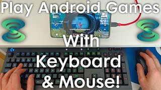 How to Play Android Games with Keyboard amp Mouse  PUBG Mobile Wormhole App [upl. by Corel]