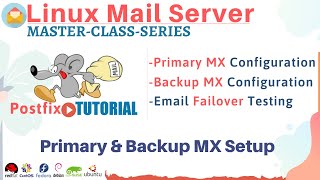 Linux Mail Server Configuration  Postfix Tutorial  Primary and Backup MX Server Configuration [upl. by Adlee433]