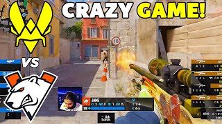 CRAZY GAME  Vitality vs Virtuspro  HIGHLIGHTS  Esports World Cup 2024 l CS2 [upl. by Hakan]