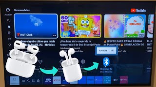 Cómo CONECTAR tus Airpods a una Smart TV Samsung [upl. by Feinleib850]