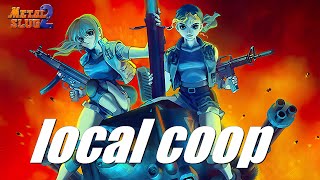 Local coop in Metal Slug 2 single PC multiplayer [upl. by Airdnola]