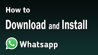 How To Download and Install Whatsapp  Whatsapp mobile download 2019 [upl. by Adnael495]