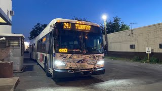 Riding on NJ Transit 2020 XD60 20822 on 24J from Erie Loop to Central amp South Munn Ave [upl. by Hayimas]