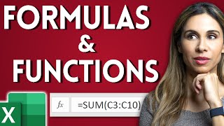 Excel Formulas and Functions You NEED to KNOW [upl. by Alvy]