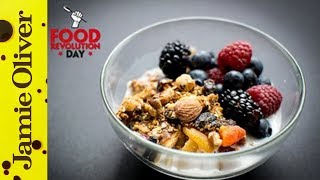 Breakfast Granola  Cook With Amber  FoodRevolutionDay [upl. by Curren]