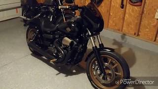 Memphis Shades Gauntlet Fairing Installed  Low Rider S [upl. by Aelrac]