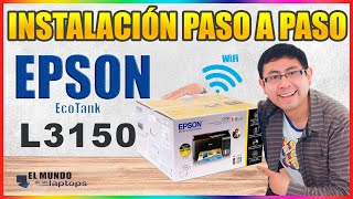 Impresora Epson L3150 unboxing inicio y wifi [upl. by Mcclelland167]