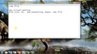 how to open vmx file in VMware Work Station virtual machine [upl. by Marks477]