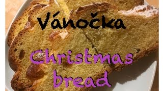 VÁNOČKA  recept  PLETENÍ z 8 PRAMENŮ  CZECH BRAIDED CHRISTMAS BREAD  recipe including braiding [upl. by Neilla]