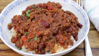 Chili Con Carne Recipe  How to Make Chili Con Carne [upl. by Colon]