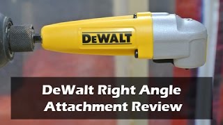 DeWalt Right Angle Adapter Attachment  DWARA100 [upl. by Lusty363]