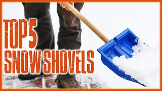 Top 5 Best Snow Shovels For Driveway And Backyard [upl. by Mosby555]