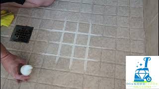 Shower Floor Grout Restoration in DeBary FL [upl. by Timmie]