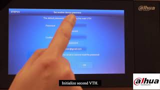 Dahua Intercom One Key Configuration 1 VTO and 2 VTH [upl. by Mihe867]