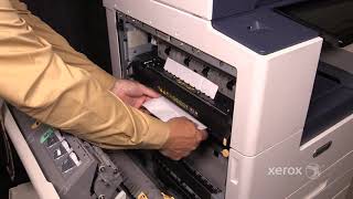 Xerox® AltaLink® B8090 Family Clearing a Jam in the Fuser [upl. by Caraviello]