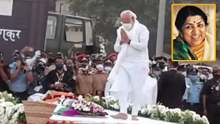 PM Modi pays last respects to Lata Didi [upl. by Cicely583]