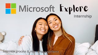 tech internships for newbies  microsoft explore interview process amp internship experience [upl. by Annayat]