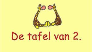 Tafel van 2 [upl. by Ocsecnarf]