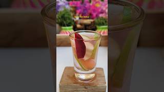 Detox Water Recipe Natural Slimming Drink miniaturecooking shots [upl. by Notlok698]