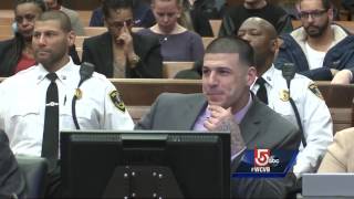 Hernandez smiles during murder trial as friends testify [upl. by Kaylee]