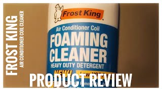 Frost King Air Conditioner Coil Foaming Cleaner [upl. by Emirej]