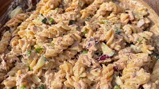 Tuna Pasta Salad  Perfect for work [upl. by Norrahs]