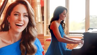 Princess Kate plays solo piano in SURPRISE Eurovision appearance [upl. by Tocs]