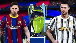 PES 2021  UEFA Champions League Final  Barcelona vs Juventus [upl. by Reese]