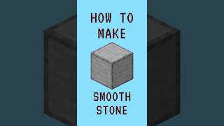 Minecraft How to Make Smooth Stone [upl. by Tarfe]