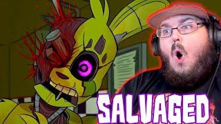 quotSALVAGEDquot  FNAF THREE SONG Animatic Song By Edd Pilgrim FNAF ANIMATION REACTION [upl. by Ahsilrac485]