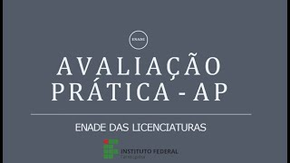 Orientações ENADE 2024  Avaliação Prática AP dos Professores Supervisores [upl. by Yenruoc]