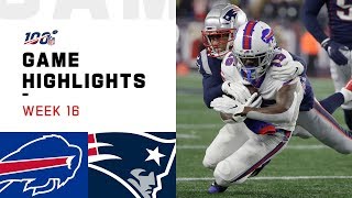 Bills vs Patriots Week 16 Highlights  NFL 2019 [upl. by Braynard522]