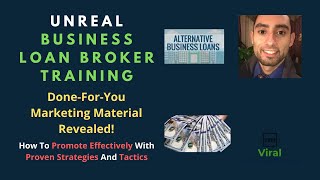 Business Loan Broker Training  How To Promote Effectively With Proven Strategies And Tactics [upl. by Clovis271]