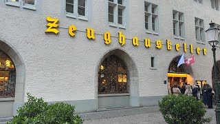 Best Swiss Sausage Restaurant Zeughauskeller 📍Zürich Switzerland [upl. by Oiramrej]