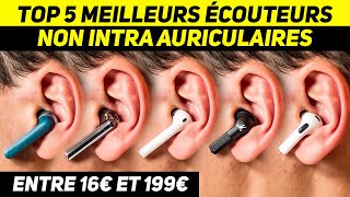 TOP 5 MEILLEURS ECOUTEURS NON INTRA AURICULAIRES sans fil Bluetooth  De 16€ à 199€ [upl. by Ytsud]