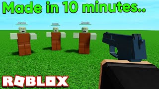 I Made A Roblox Game in 10 Minutes [upl. by Nehtan]