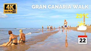 Maspalomas Gran Canaria Spain Beach Walk Life 🔴 September 22 2021 [upl. by Ekard]