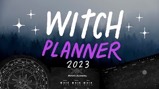 2023 digital planner for witches walkthrough [upl. by Eatnohs]