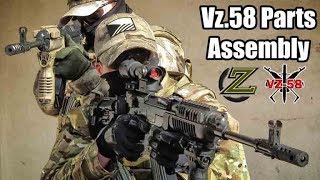 ZAHAL  FAB Defense  VZ58 parts and accessories Installation [upl. by Eceryt]