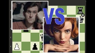 Beth Harmon vs Harry Beltik Netflixs Queens Gambit [upl. by Aker]